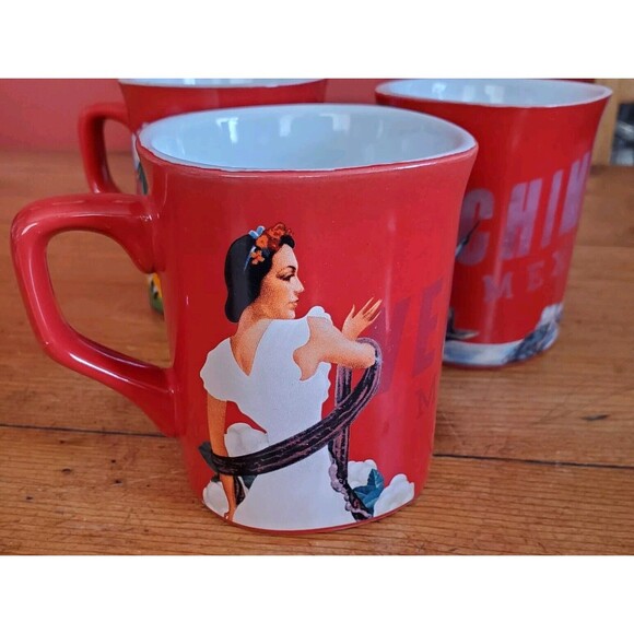 RARE! NesCafe Clasico Instant Coffee Mexico Collectors Edition 4 Cups - Picture 10 of 16